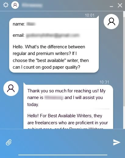 EssayRoo customer assistance service
